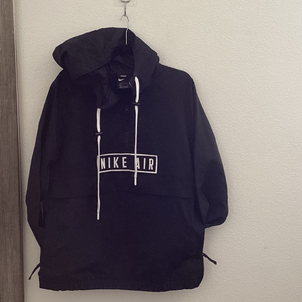 Nike Air Black Hoodie with White Accents